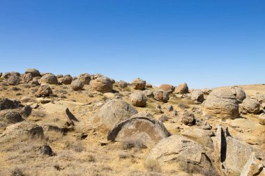 Küreler Vadisi, Torysh, Mangystau bölgesi, Kazakistan. Torysh jeomorfoz