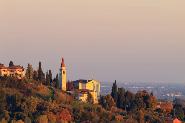 Herfst heuvels panorama, Italiaans landschap — Stockfoto