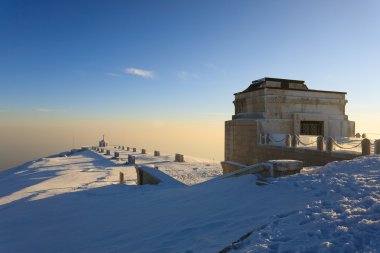 Kış manzara Monte Grappa