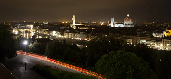 Floransa gece görünümü — Stok fotoğraf