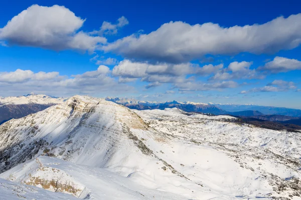 Mountain winter panorama, Italy — Stock Photo, Image