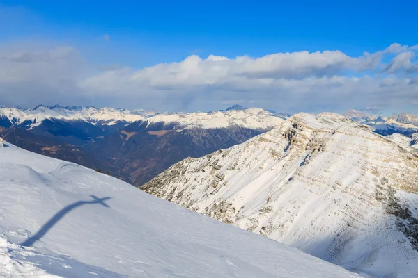 Mountain winter panorama, Italy — Stock Photo, Image