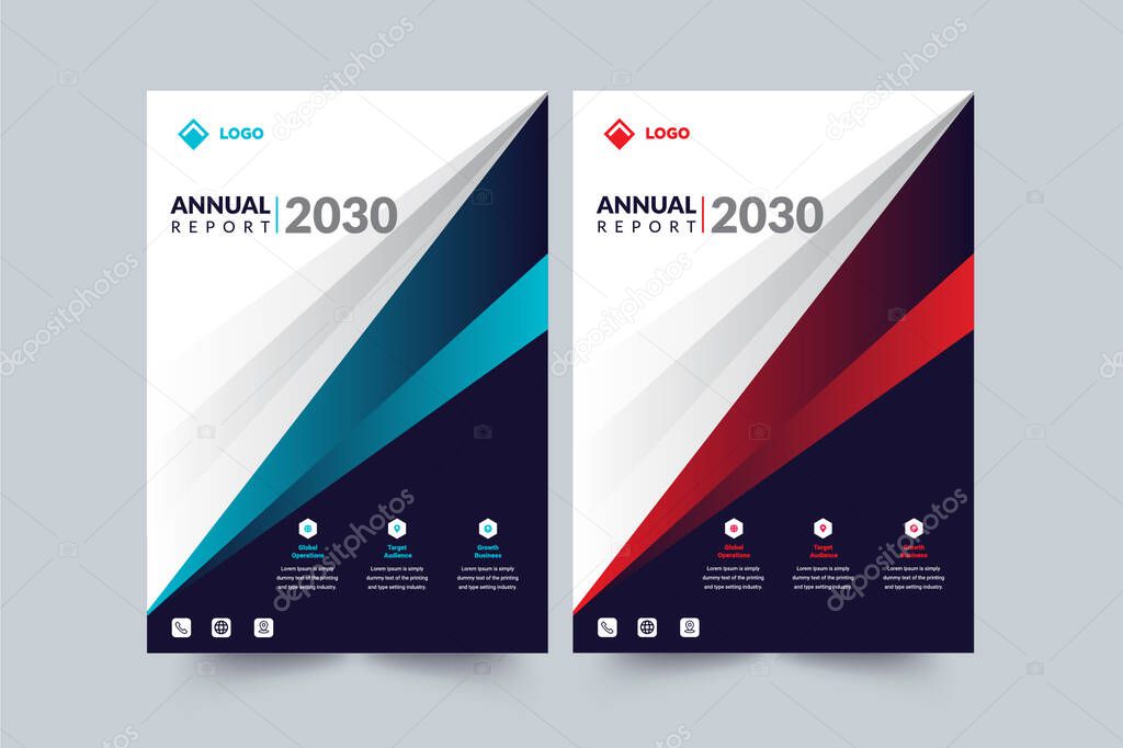 Annual Report design Layout Multipurpose use for any Project, annual report, Brochure, flyer, Poster, Booklet, etc.