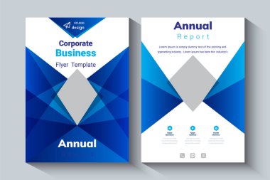 Yıllık Rapor Tasarım Şablonu. Şirketler Arkaplanı, Katalog, Kapak, Broşür, Dergi, Poster, Şirket Sunumu, Portföy, Flyer, Banner, Web Sitesi, Etc Tasarım Fikri.
