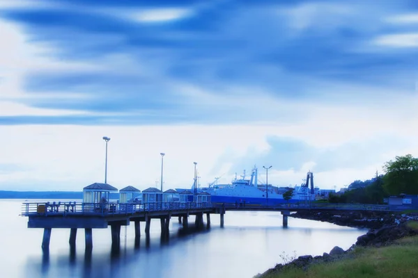 Seattle Skyline Siyah-Beyaz