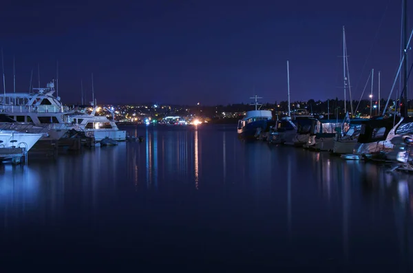 Seattle Marina Limanı Mavi Saat Sescape