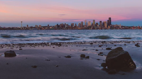 Batı Seattle Alki 'den Seattle Sunset Beach City