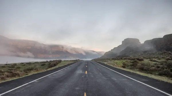 Driving Landscape - HWY 17, Grant County, Washington.