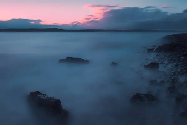 Etherial Batı Seattle Günbatımı Deniz Burnu