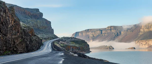 Corredor Coulee Scenic Byway Washington Imagen De Stock