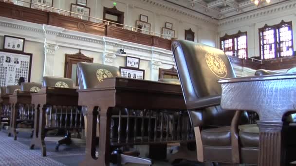 Texas State Capitol Congres — Stockvideo