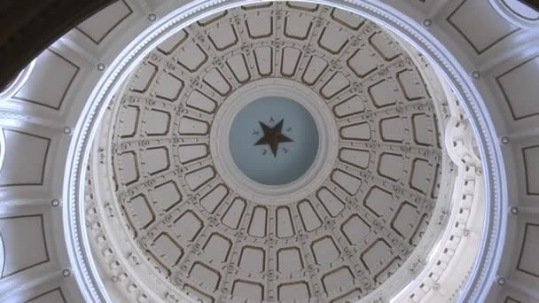 Texas Capitólio do Estado Exterior — Vídeo de Stock