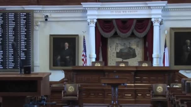 Texas State Capitol Congress — Stockvideo