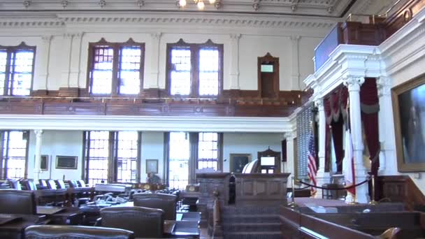 Congresso del Texas State Capitol — Video Stock