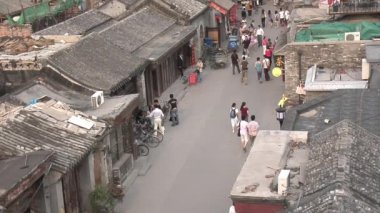 Beijing mahalle yüksek bir açıdan