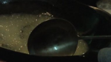 Çin restoranı'nda mutfak