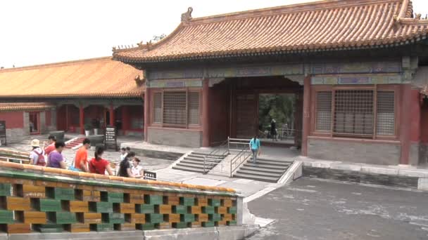 Forbidden City Grounds in Beijing, China — Stock Video