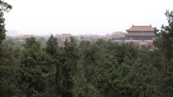 Ciudad Prohibida Terrenos en Beijing, China — Vídeos de Stock