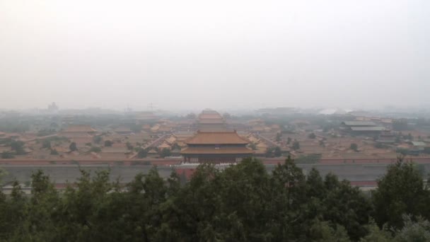 Zakazane Miasto ogród w Beijing, Chiny — Wideo stockowe