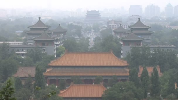 Ciudad Prohibida Terrenos en Beijing, China — Vídeo de stock