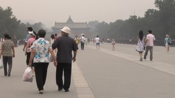 Tempel van de Hemel in Peking, China — Stockvideo