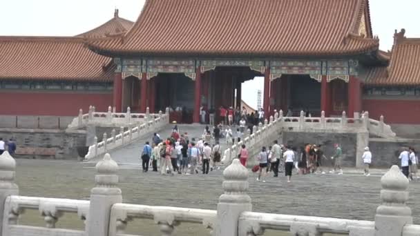 Ciudad Prohibida Terrenos en Beijing, China — Vídeos de Stock