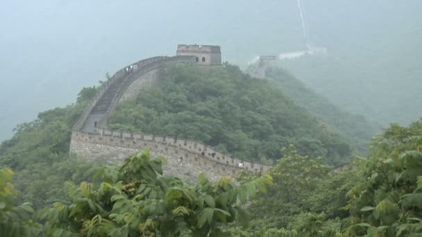 Great Wall of China — Stock Video