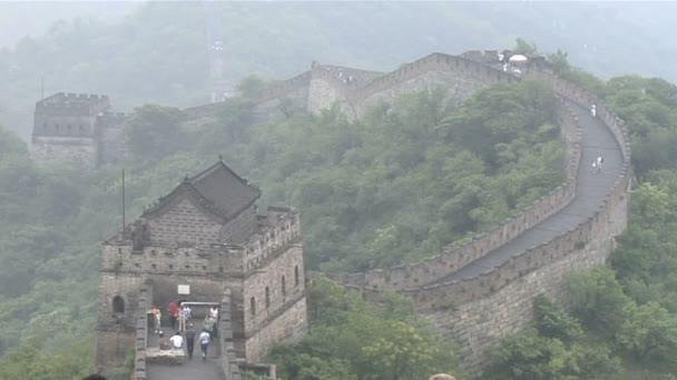 Grande parede de china — Vídeo de Stock