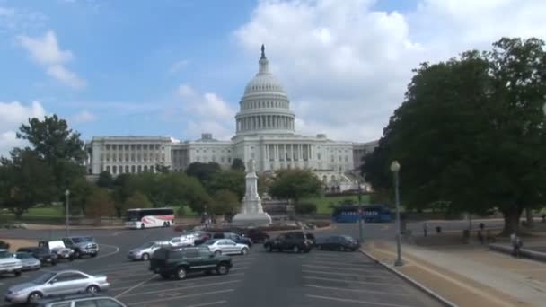 O Capitólio em Washington DC — Vídeo de Stock