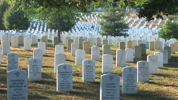 Arlington National Cemetery Virginia — Stockvideo