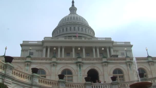 Palazzo del Campidoglio degli Stati Uniti a Washington DC — Video Stock