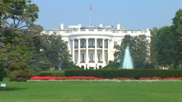 Det Hvide Hus i Washginton DC – Stock-video