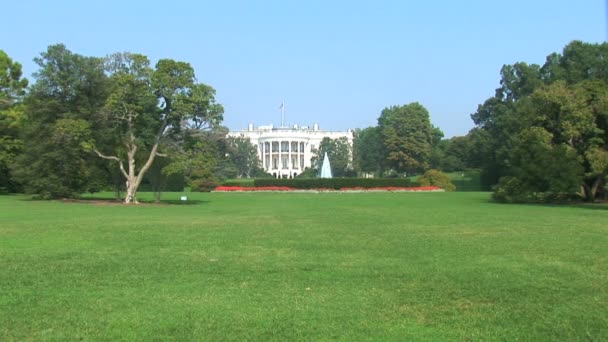 Casa Blanca en Washginton DC — Vídeos de Stock
