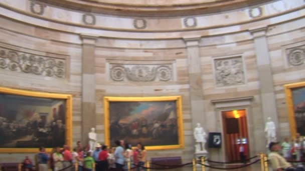 United States Capitol Building Dome Interior In Washington Dc