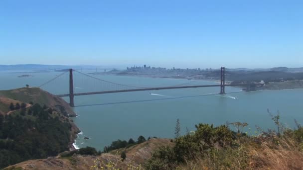 Most Golden Gate w San Francisco — Wideo stockowe