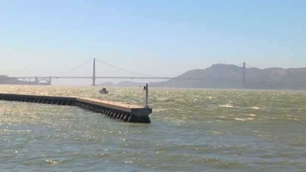 Baia di San Francisco dall'acqua — Video Stock