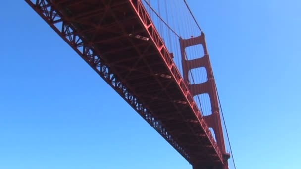 Golden Gate Bridge em São Francisco — Vídeo de Stock