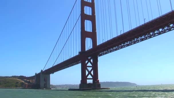 Golden Gate Bridge i San Francisco — Stockvideo