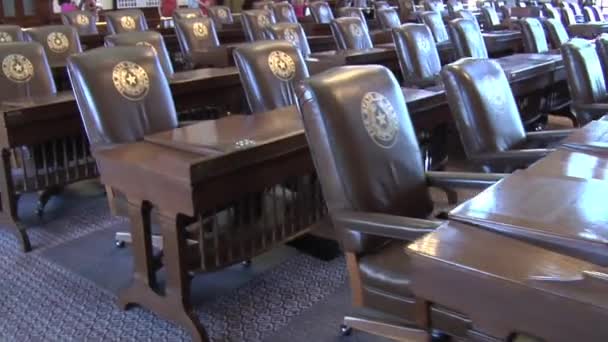 Texas State Capitol Congress — Stock Video