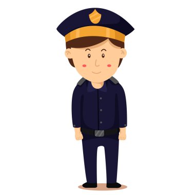 Polis adamın Illustrator