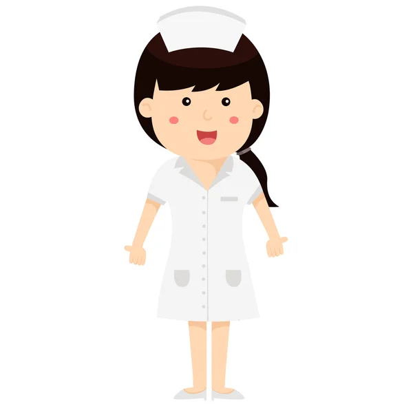 Illustratören av sjuksköterska — Stock vektor