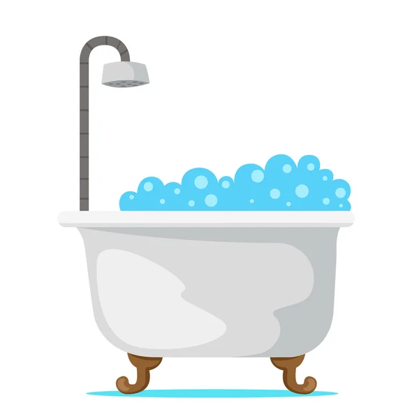 Ilustración de bañera — Vector de stock