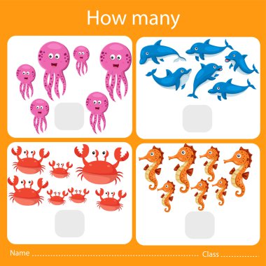 Illustrator kaç hayvan sayma