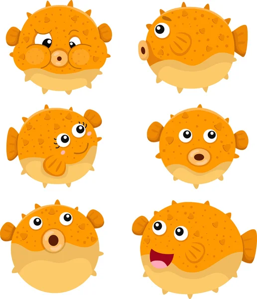 Pesce palla imágenes de stock de arte vectorial | Depositphotos