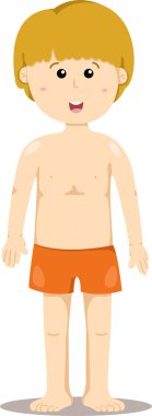 Illustrator teen açık çocuk