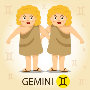 Illustrator ile İkizler burç