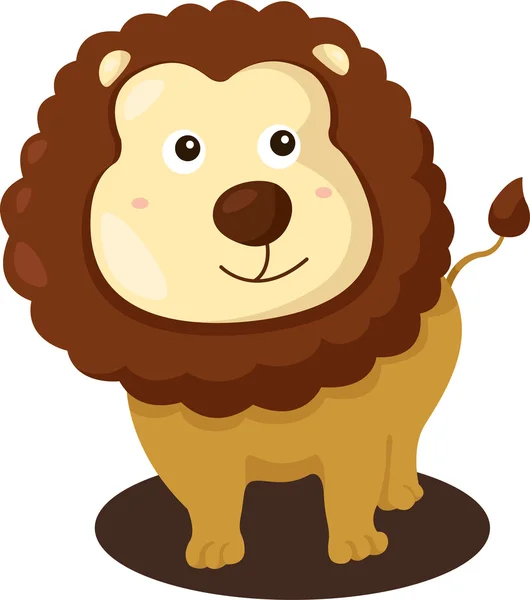 Illustrator of lion — Stock Vector