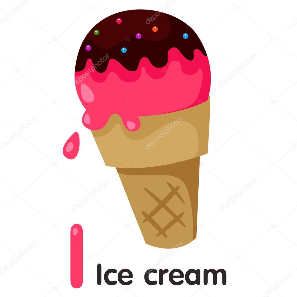 Illustrator Von I Schrift Mit Eis Vektorgrafik Lizenzfreie Grafiken C Chingowinn 66447501 Depositphotos
