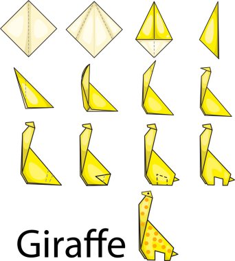 Illustrator of Giraffe origami