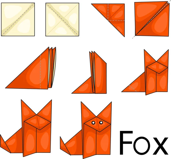 Illustrator of Fox origami